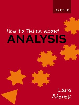 cover image of How to Think About Analysis